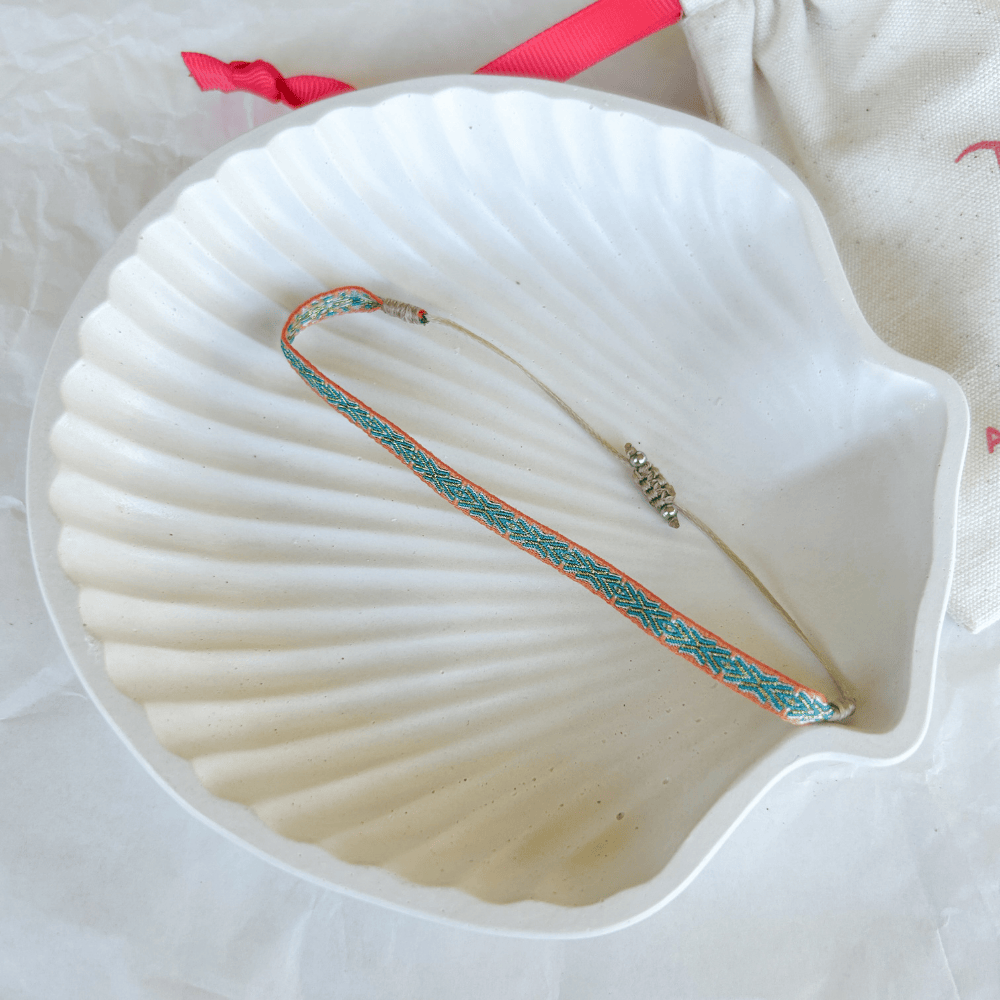 Pulsera Artesanal Cintas Colombianas Fernanda